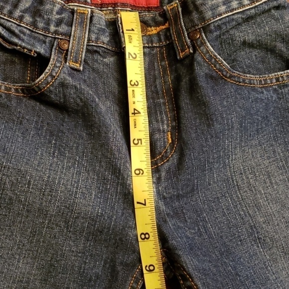 Arizona Relaxed Jeans Adjustable Waist 10 Slim EUC - Picture 8 of 8